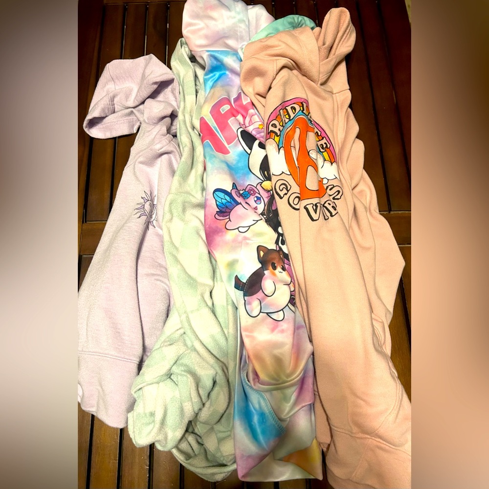 Girls Size 10-12 Hoodie Lot/Bundle